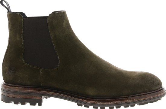 Blackstone Greg - Dark Olive - Chelsea boots - Man - Dark green - Maat: 45
