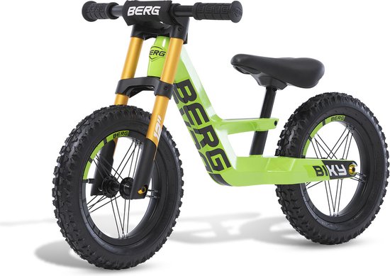 Product: BERG Biky Cross Loopfiets - Groen - Lichtgewicht frame van magnesium - 2 tot 5 jaar, van het merk BERG