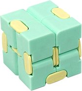 Infinite Magic Cube - Friemelkubus - Infinity Cube - Fidget gadget - Anti stress Fidget Spinner - Stress verlichtend - Fidget Toys - Groen