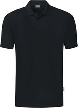 Jako Organic Polo Heren - Zwart