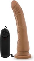 Dr. Skin - Vibrator Met Zuignap 21 cm - Mocha