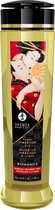Shunga - Erotische massageolie Romance aardbeienwijn - 240ml