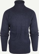 Steppin' Out Herfst/Winter 2021 Trui Hi Neck 5G Mannen - Regular Fit - Wol - Blauw (L)