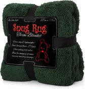 Snug Rug - Sherpa - Fleece deken - Plaid - Woondeken - Plaids - Dekens - Groen