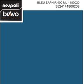 Spray paint professionele blauwe saffier 400 ml, NESPOLI