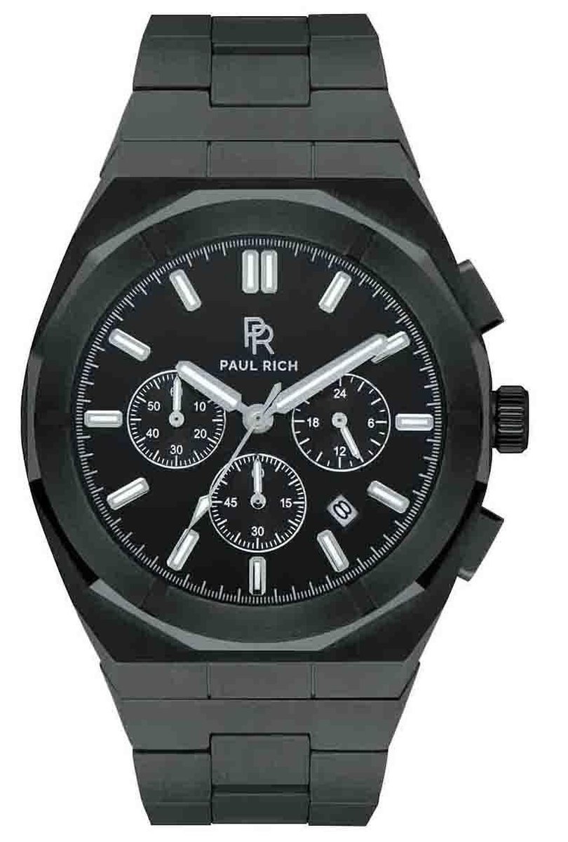 Paul Rich Motorsport Black Steel MSP01 horloge 45 mm