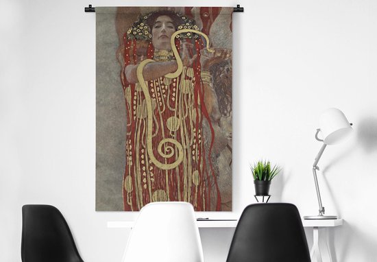Tenture murale - Tissu mural - Hygieia - Gustav Klimt - 90x135 cm - Tapisserie