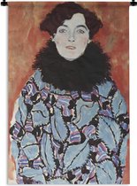 Tapisserie - Tissu mural - Portrait de Johanna Staude - Gustav Klimt - 120x180 cm - Tapisserie