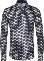 Desoto - Overhemd Kent Artiest Donkerblauw - L - Heren - Slim-fit