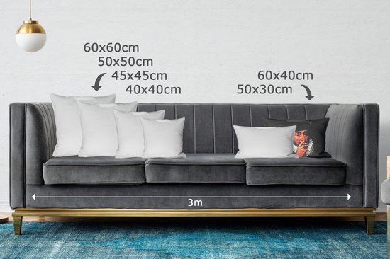 Coussins Coussins décoratifs - Oreillers Salon - 60x40 cm - Willem van Oranje - Adriaen Thomasz - Smoking