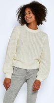 Noisy may Trui Nmtan L/s O-neck Knit Dd 27019560 Sugar Swizzle Dames Maat - M