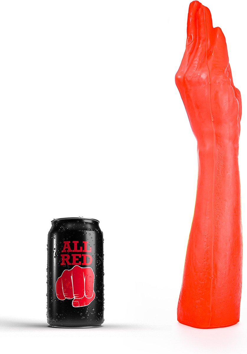 Goedkoopste All Red Fisting Dildo 37 x 7 cm - rood