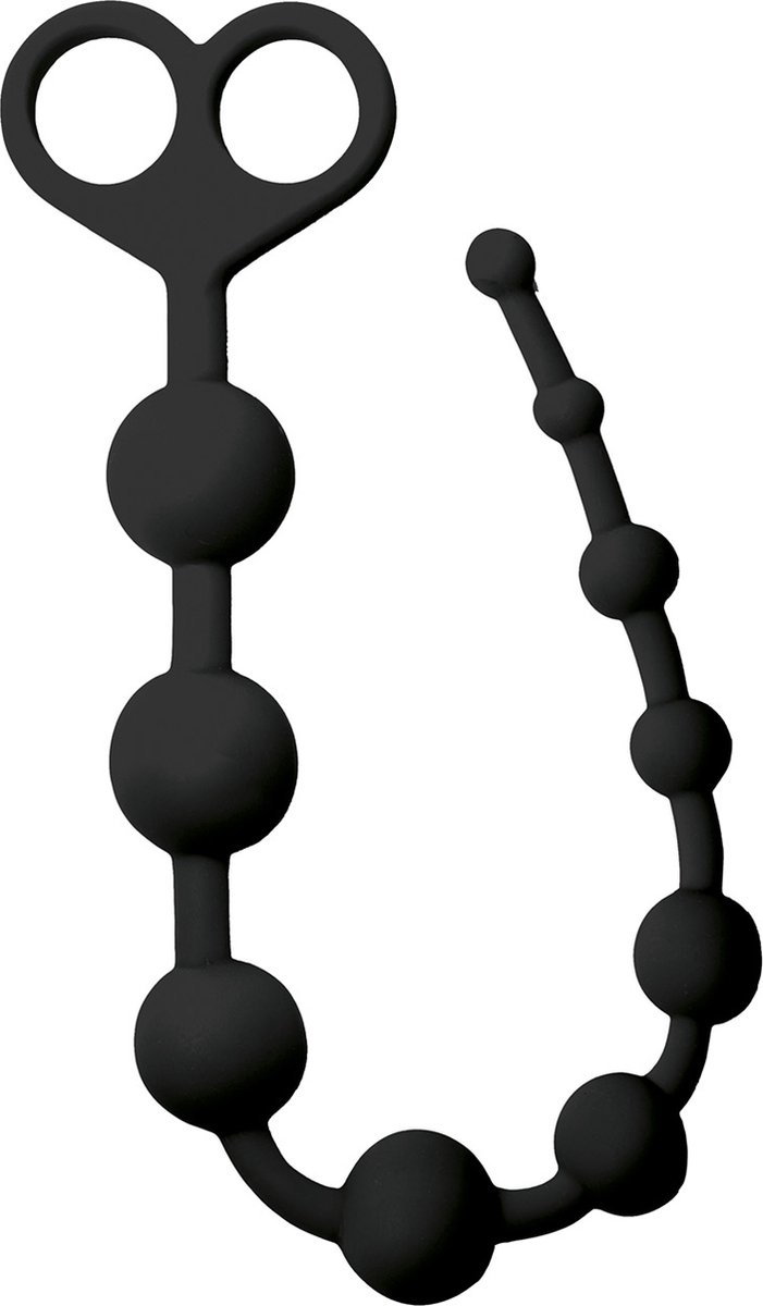 Goedkoopste Anaal kralen snoer 33.5 cm - zwart