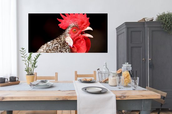 Affiche Coq qui chante - 160x80 cm