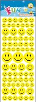 Stickervel emoticon smile face - 72 stickers