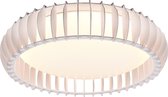 LED Plafondlamp - Plafondverlichting - Trion Manto XL - 38W - Aanpasbare Kleur - Dimbaar - Rond - Mat Wit - Kunststof - BSE