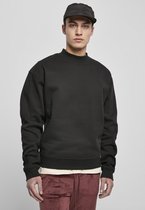 Urban Classics Sweater/trui -S- Mock Neck Zwart
