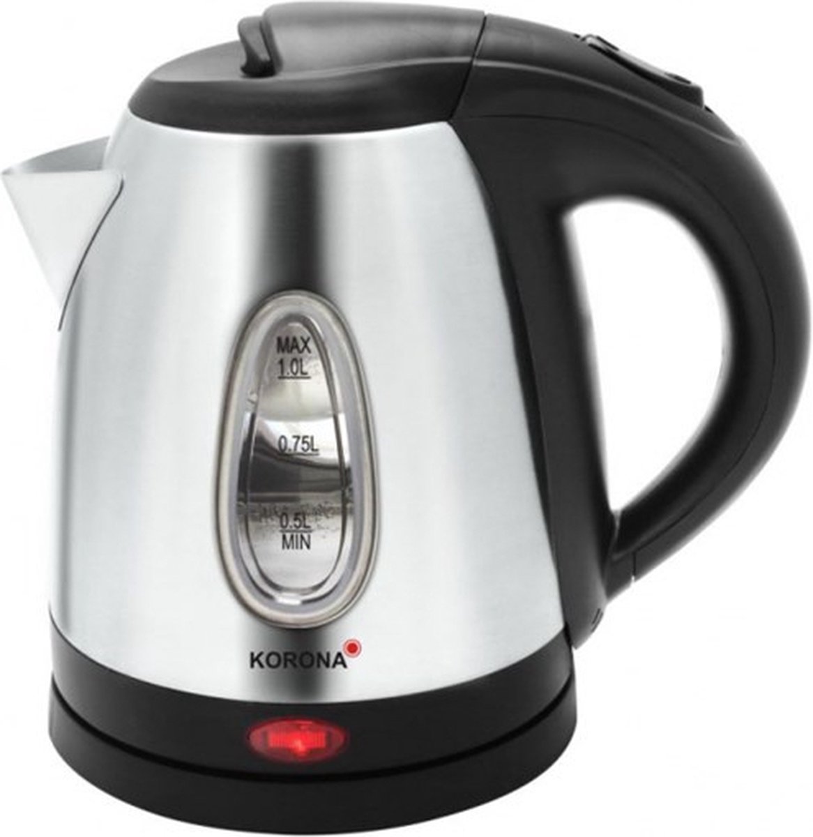 Korona 20303 RVS waterkoker, 1 liter, 2000W