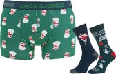 Jack & Jones ralph giftbox 3P boxer & socks groen - M