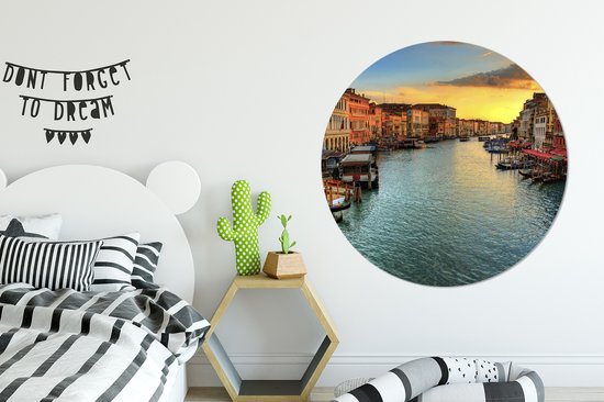Venetië le soir Cercle mural aluminium ⌀ 140 cm