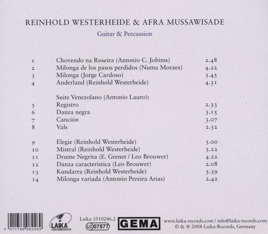 Reinhold Westerheide & Afra Mussawisade Finding Anderland (CD