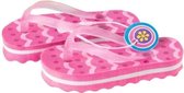 gum Flip Flop 3 x 4 cm junior roze