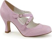 Pin Up Couture Pumps -40 Shoes- FLAPPER-35 US 10 Paars/Roze