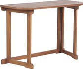 Beliani TREIA - Table de balcon - couleur bois clair - bois d'acacia