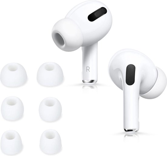 kwmobile 6x cover voor in-ear oortjes voor Apple Airpods Pro 2 / Pro 1 -  Vervangende... | bol.com