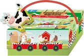 Boerderijdieren- boek + puzzeltrein