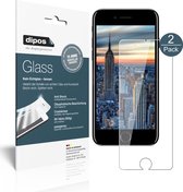 dipos I 2x Pantserfolie helder compatibel met Apple iPhone SE 2 Beschermfolie 9H screen-protector