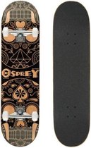 skateboard Candy Skull bruin 79 x 20 cm