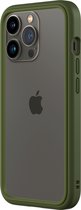 Apple iPhone 13 Hoesje - Rhinoshield - CrashGuard NX Serie - Hard Kunststof Bumper - Groen - Hoesje Geschikt Voor Apple iPhone 13
