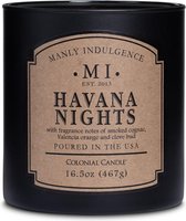 Colonial Candle – Manly Indulgence - Classic Havana Nights - 467 gram