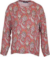River Woods Slipoverblouse in viscose in rood