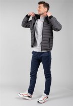 DEELUXE Gemêleerde en gewatteerde puffer coat BELGRADE Grey