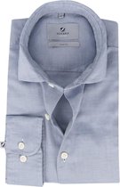 Suitable - Prestige Overhemd Funi Blauw - 39 - Heren - Slim-fit