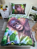 Animal Pictures Dekbedovertrek Orangoetans - Eenpersoons - 140  x 200 cm - Katoen