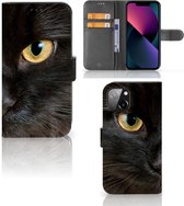 Telefoonhoesje Geschikt voor iPhone 13 Beschermhoesje Zwarte Kat