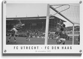 Walljar - FC Utrecht - FC Den Haag '71 II - Muurdecoratie - Plexiglas schilderij