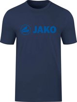 Jako Promo T-Shirt Kinderen - Marine Gemeleerd / Indigo Blauw | Maat: 116