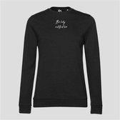 SWEATER BE LUCKY AND FIND LOVE BLACK (L)