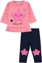 Baby/peuter sweater & broek meisjes - Sterren Babykleding