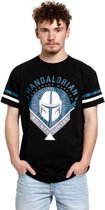 Disney The Mandalorian Heren Tshirt -L- Stripes Zwart