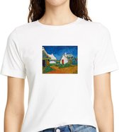 Witte huisjes bij Saintes-Maries door Vincent van Gogh T-shirt