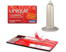 Pasante Unique Latex Vrij - 3 stuks - Condooms