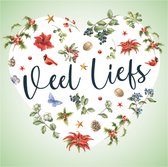 Kaart - Kerst - JBS - Veel liefs - KJK46 - 67x67mm