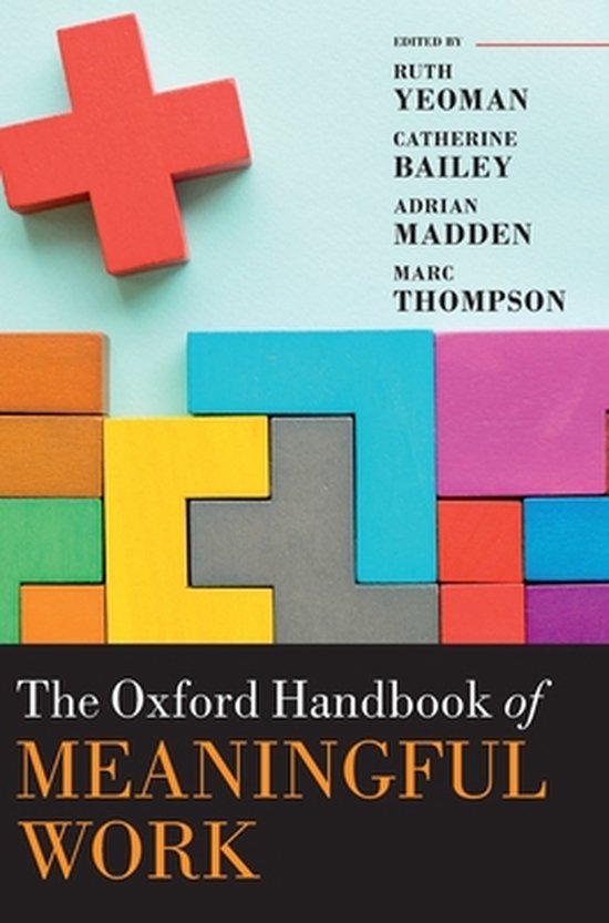 The Oxford Handbook of Meaningful Work - cover