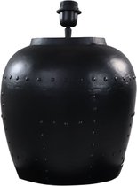 HSM Collection - Tafellamp met nagels - 30x30x40 - Zwart - Metaal