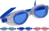 zwembrillen junior blauw/roze one-size 3-delig